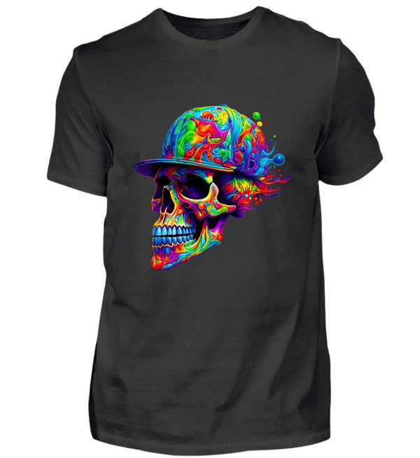 Skull Hat T-Shirt Herren