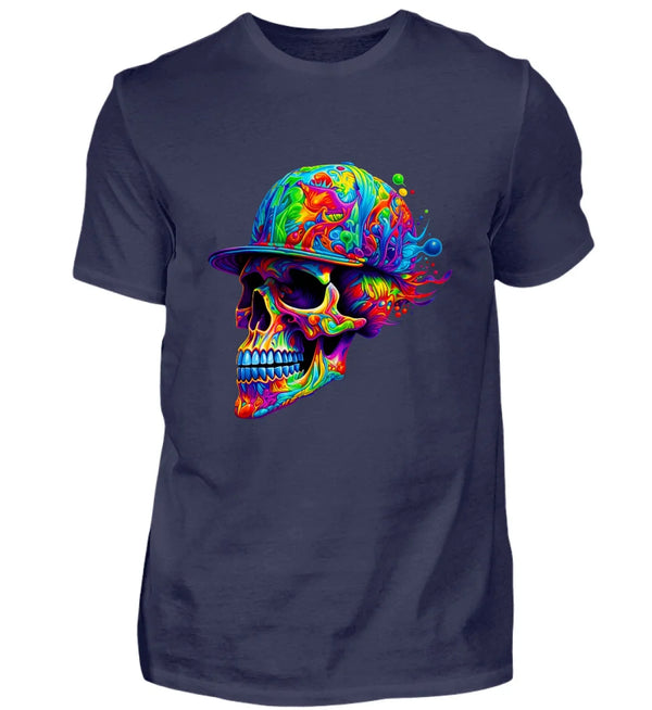 Skull Hat T-Shirt Herren