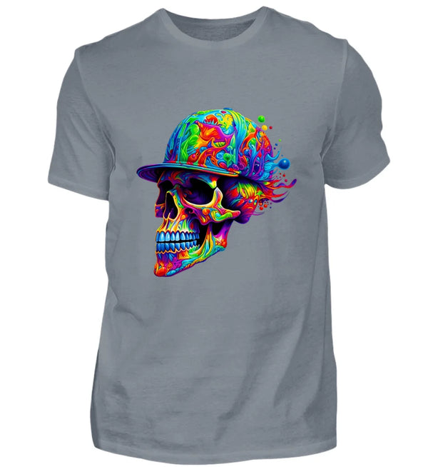 Skull Hat T-Shirt Herren