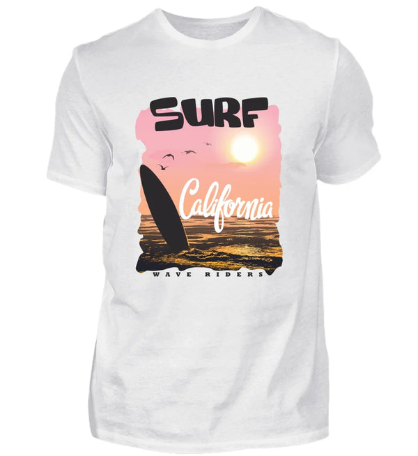 Surf-Style T-Shirt Herren