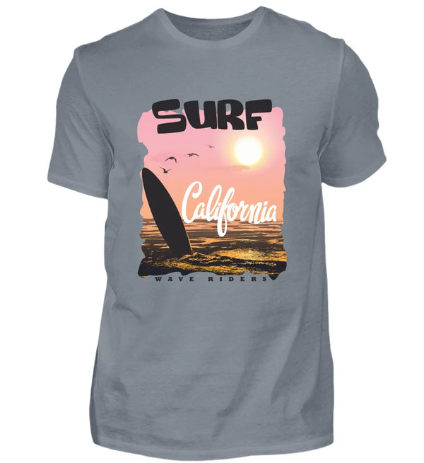 Surf-Style T-Shirt Herren