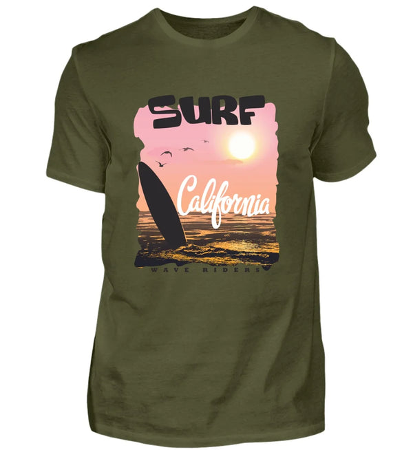 Surf-Style T-Shirt Herren