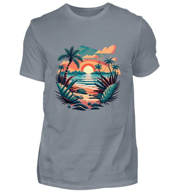 Beach T-Shirt Herren