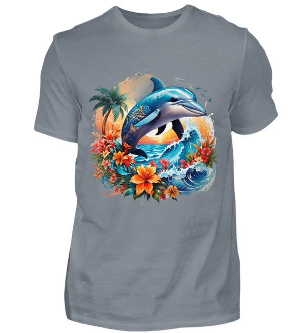 Delphin T-Shirt Herren