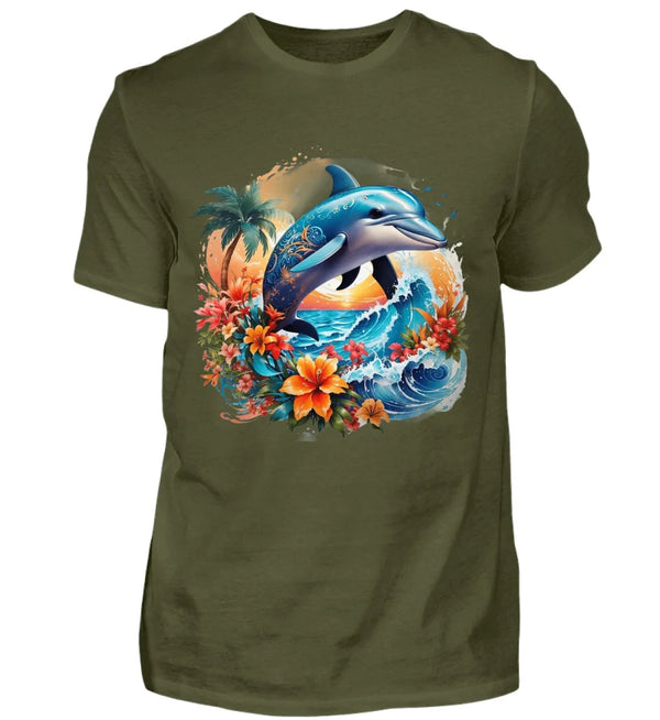 Delphin T-Shirt Herren