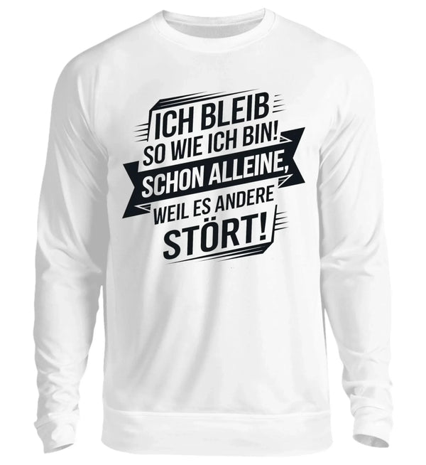 Ich bleib Damen Sweatshirt