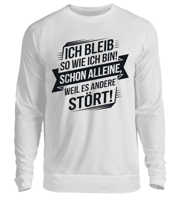 Ich bleib Damen Sweatshirt