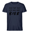 Der will nur Bier T-Shirt Herren