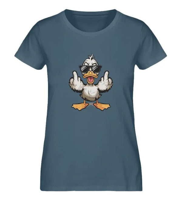 Angry Duck Damen T - Shirt - Damen T - Shirt - Wunsch Designs