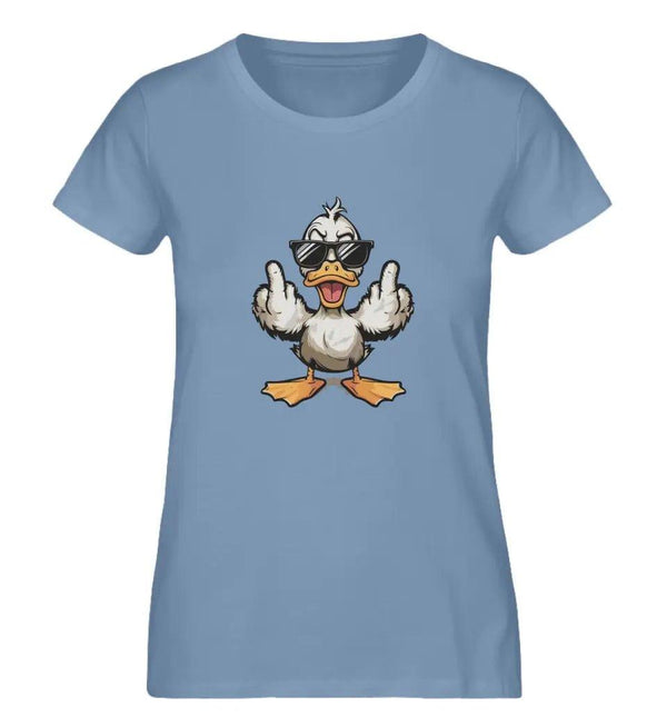 Angry Duck Damen T - Shirt - Damen T - Shirt - Wunsch Designs