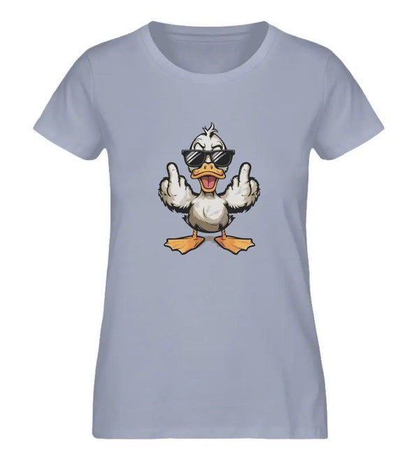 Angry Duck Damen T - Shirt - Damen T - Shirt - Wunsch Designs