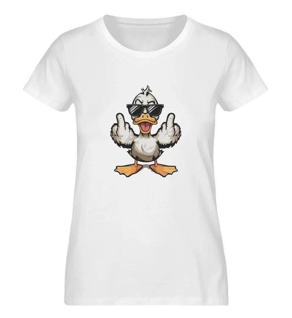 Angry Duck Damen T - Shirt - Damen T - Shirt - Wunsch Designs