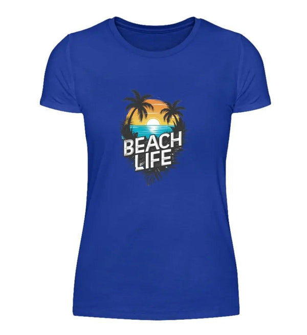 Beach Life Damen T - Shirt - Damen T - Shirt - Wunsch Designs