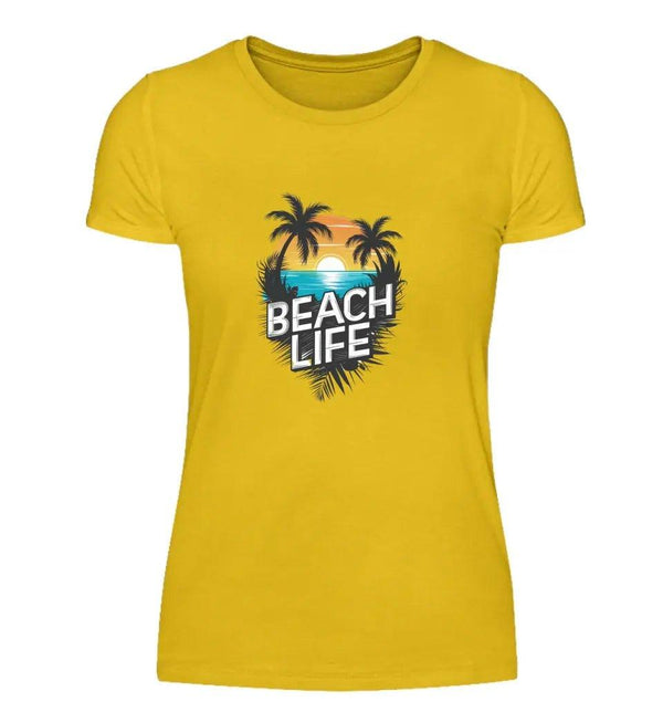 Beach Life Damen T - Shirt - Damen T - Shirt - Wunsch Designs
