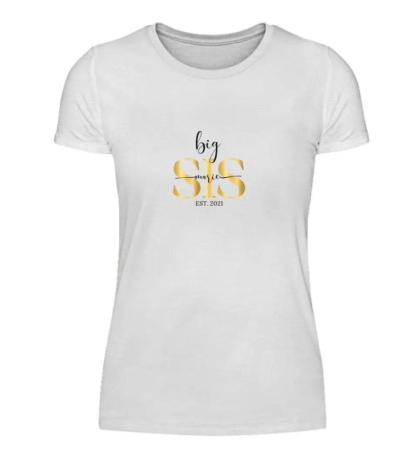 Big Sis T-Shirt - Damen T-Shirt - Wunsch Designs