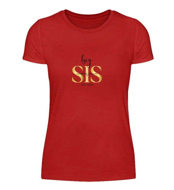 Big Sis T-Shirt - Damen T-Shirt - Wunsch Designs