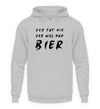 Der will nur Bier Herren Hoodie - Herren Hoodie - Wunsch Designs