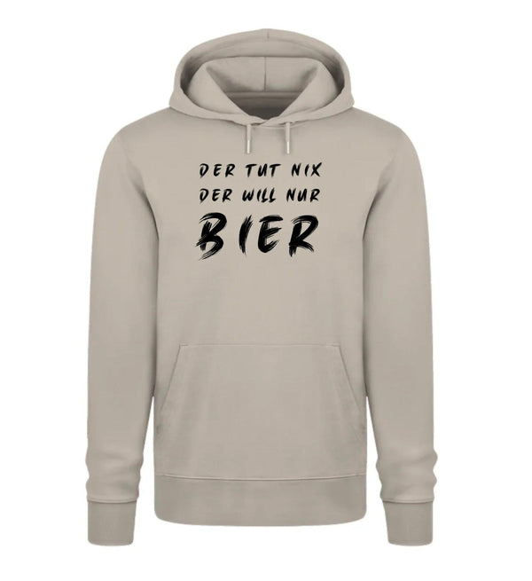 Der will nur Bier Herren Hoodie - Herren Hoodie - Wunsch Designs
