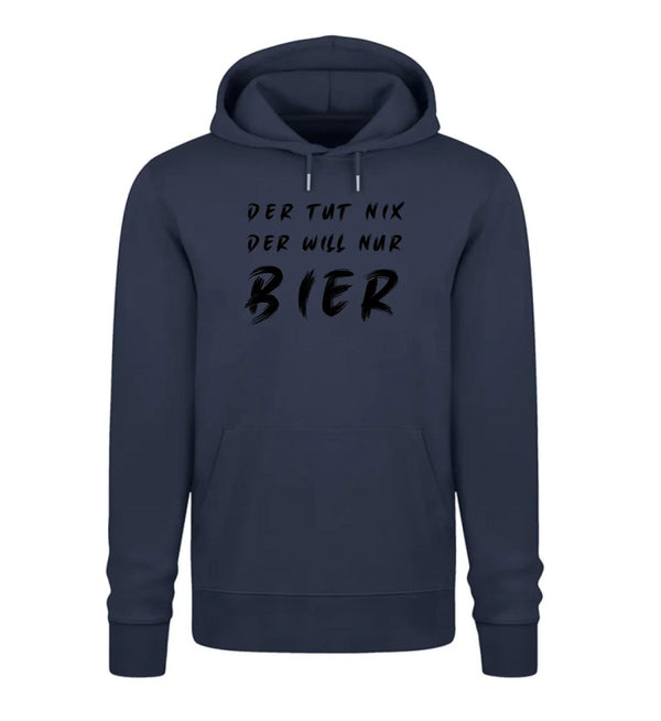 Der will nur Bier Herren Hoodie - Herren Hoodie - Wunsch Designs