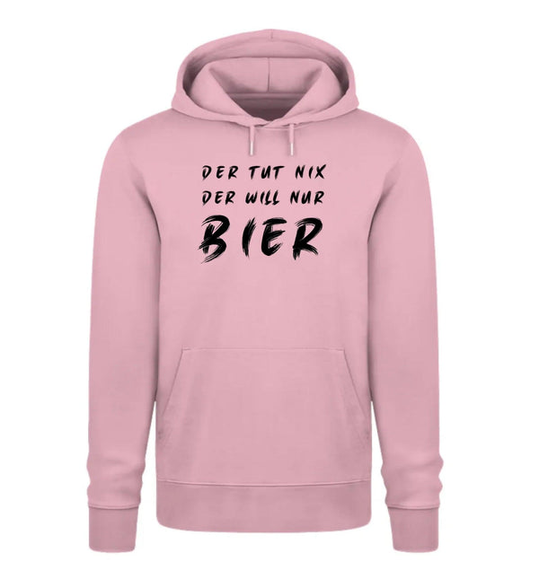 Der will nur Bier Herren Hoodie - Herren Hoodie - Wunsch Designs