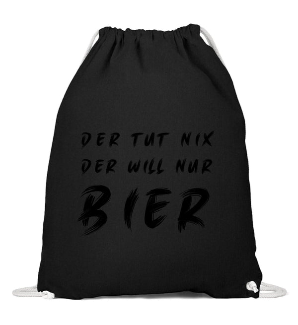 Der will nur Bier Turnbeutel - Turnbeutel - Wunsch Designs