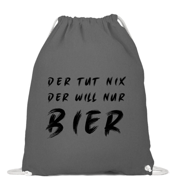 Der will nur Bier Turnbeutel - Turnbeutel - Wunsch Designs