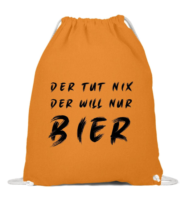 Der will nur Bier Turnbeutel - Turnbeutel - Wunsch Designs