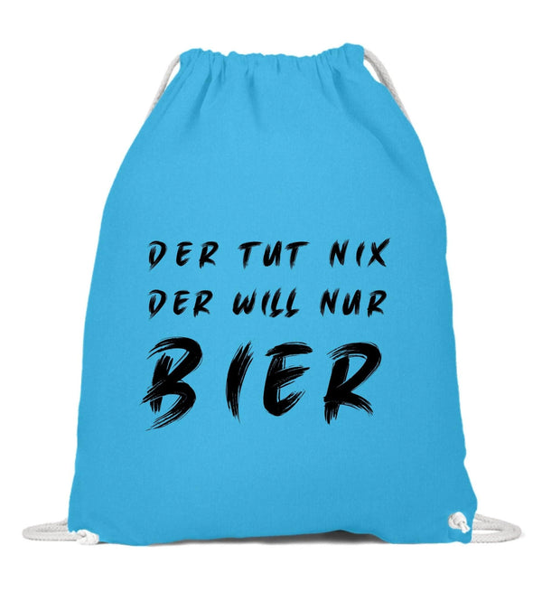 Der will nur Bier Turnbeutel - Turnbeutel - Wunsch Designs