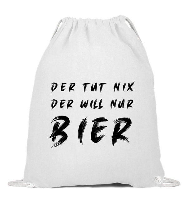 Der will nur Bier Turnbeutel - Turnbeutel - Wunsch Designs