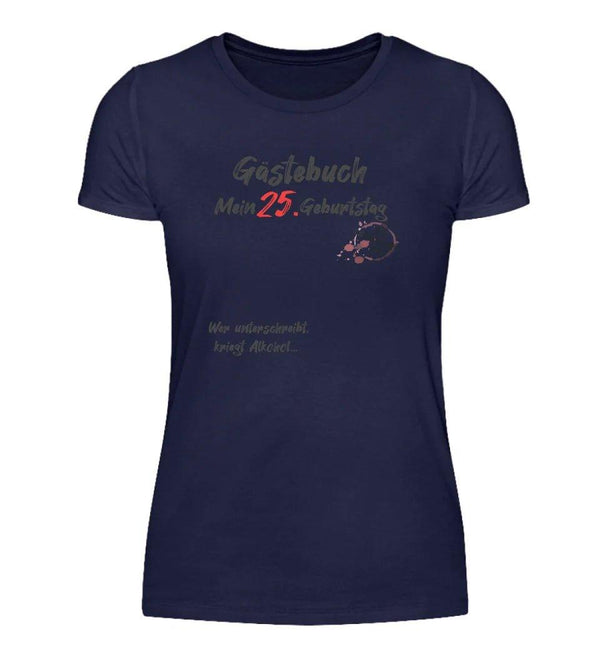Gästebuch Damen T-Shirt - Damen T-Shirt - Wunsch Designs