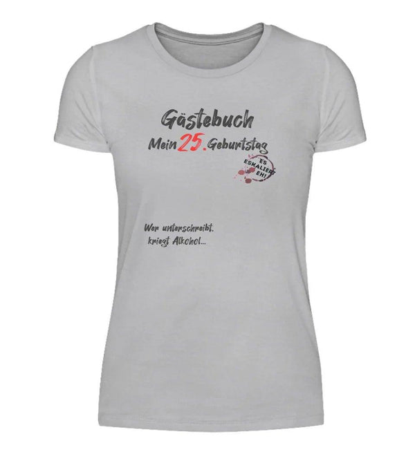 Gästebuch Damen T-Shirt - Damen T-Shirt - Wunsch Designs