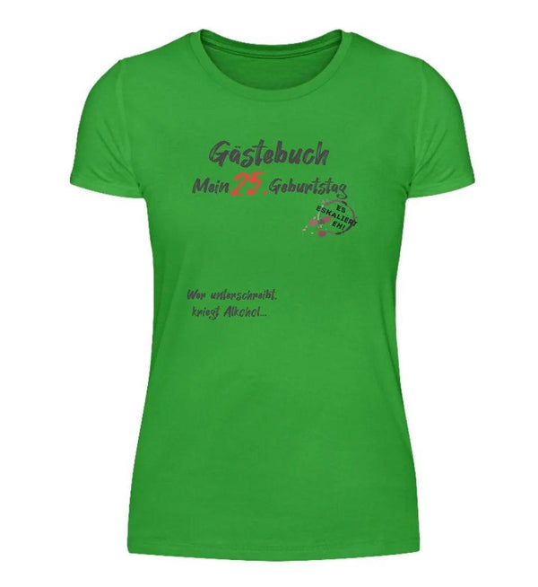 Gästebuch Damen T-Shirt - Damen T-Shirt - Wunsch Designs