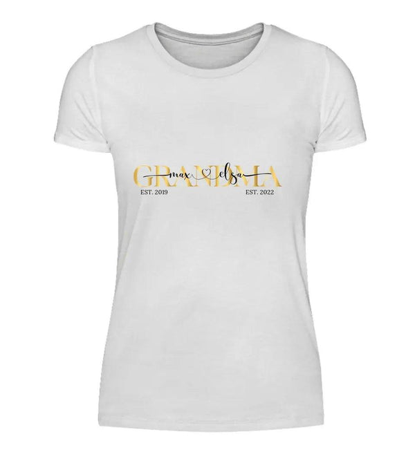 Grandma T-Shirt Damen - Damen T-Shirt - Wunsch Designs