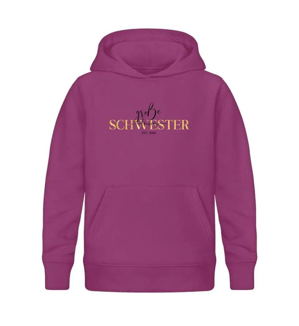 Große Schwester Kind Hoodie - Kinder Hoodie - Wunsch Designs