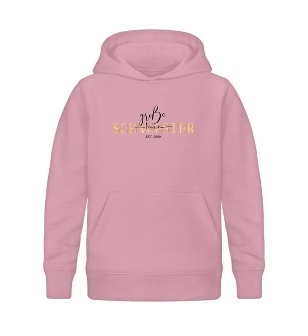 Große Schwester Kind Hoodie - Kinder Hoodie - Wunsch Designs