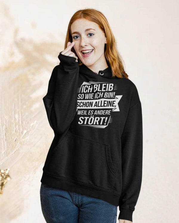 Ich Bleib Damen Hoodie - Herren Hoodie - Wunsch Designs