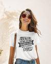 Ich bleib Damen T-Shirt - Damen T-Shirt - Wunsch Designs
