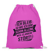 Ich bleib Turnbeutel - Turnbeutel - Wunsch Designs