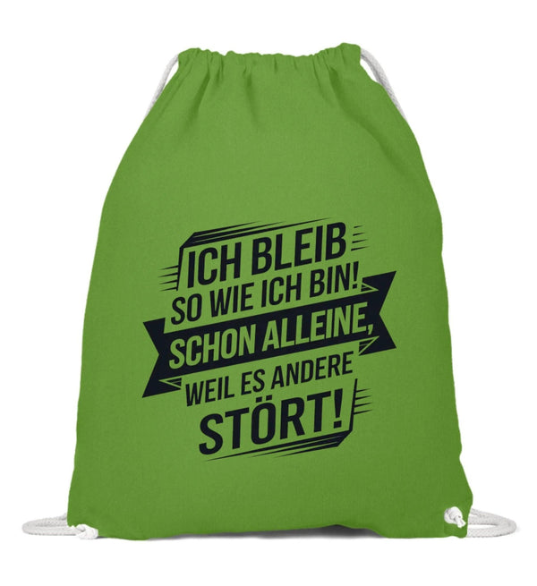 Ich bleib Turnbeutel - Turnbeutel - Wunsch Designs