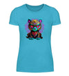 Katze Damen T-Shirt - Damen T-Shirt - Wunsch Designs