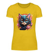 Katze Damen T-Shirt - Damen T-Shirt - Wunsch Designs