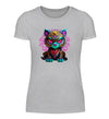 Katze Damen T-Shirt - Damen T-Shirt - Wunsch Designs