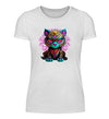 Katze Damen T-Shirt - Damen T-Shirt - Wunsch Designs