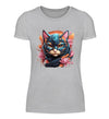 Katze Damen T-Shirt - Damen T-Shirt - Wunsch Designs