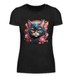 Katze Damen T-Shirt - Damen T-Shirt - Wunsch Designs