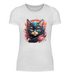 Katze Damen T-Shirt - Damen T-Shirt - Wunsch Designs