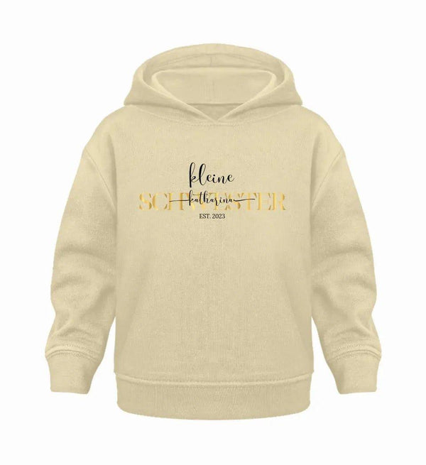 Kleine Schwester Baby Hoodie - Baby Hoodie - Wunsch Designs