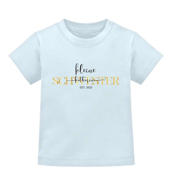 Kleine Schwester Baby Shirt - Baby Shirt - Wunsch Designs