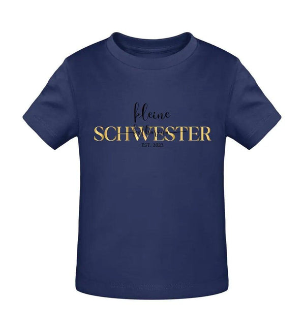 Kleine Schwester Baby Shirt - Baby Shirt - Wunsch Designs