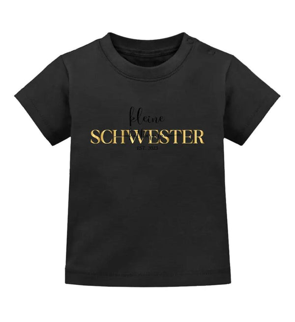 Kleine Schwester Baby Shirt - Baby Shirt - Wunsch Designs